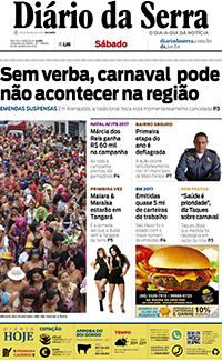 Edição impressa de 20/01/2018