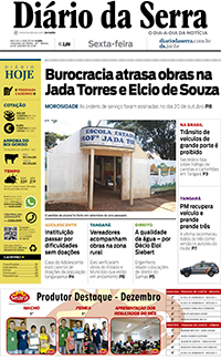 Edição impressa de 26/01/2018