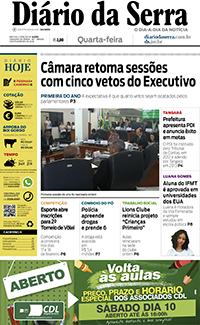 Edição impressa de 07/02/2018