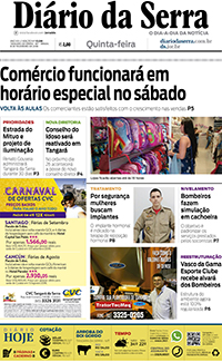 Edição impressa de 08/02/2018