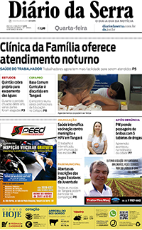 Edição impressa de 14/03/2018