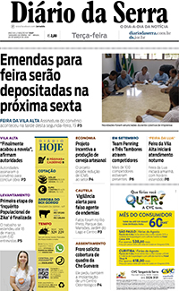 Edição impressa de 20/03/2018