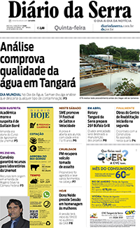 Edição impressa de 22/03/2018