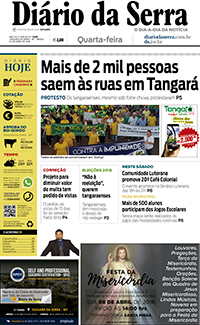 Edição impressa de 04/04/2018