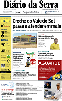 Edição impressa de 09/04/2018
