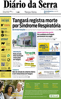 Edição impressa de 10/04/2018