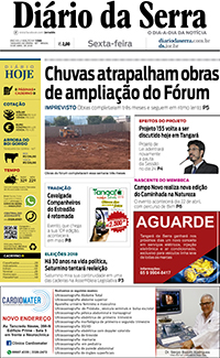 Edição impressa de 13/04/2018