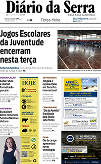Edição impressa de 17/04/2018