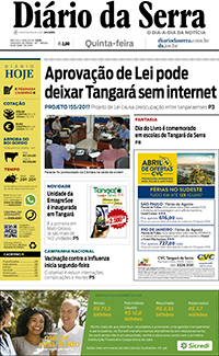 Edição impressa de 19/04/2018