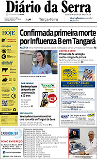 Edição impressa de 24/04/2018