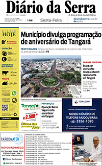 Edição impressa de 27/04/2018