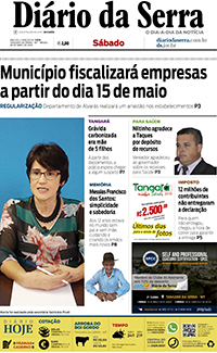 Edição impressa de 28/04/2018