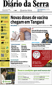Edição impressa de 09/05/2018