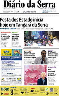 Edição impressa de 10/05/2018