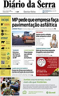 Edição impressa de 11/05/2018