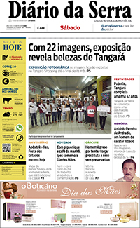 Edição impressa de 12/05/2018