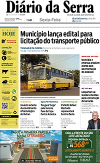 Edição impressa de 18/05/2018