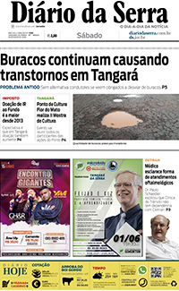 Edição impressa de 19/05/2018