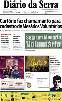 Edição impressa de 23/05/2018
