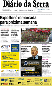Edição impressa de 31/05/2018