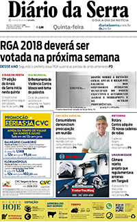 Edição impressa de 14/06/2018