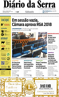Edição impressa de 16/06/2018