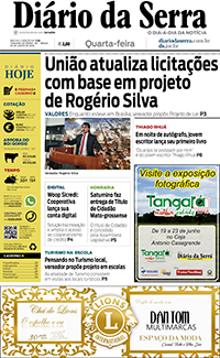 Edição impressa de 20/06/2018