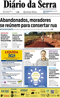 Edição impressa de 04/07/2018