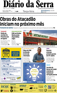 Edição impressa de 17/07/2018