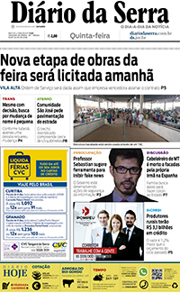 Edição impressa de 19/07/2018