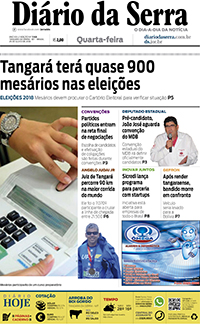 Edição impressa de 25/07/2018