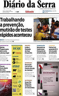 Edição impressa de 28/07/2018