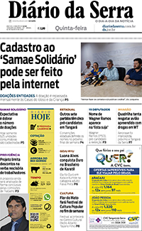 Edição impressa de 02/08/2018