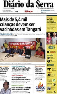 Edição impressa de 04/08/2018