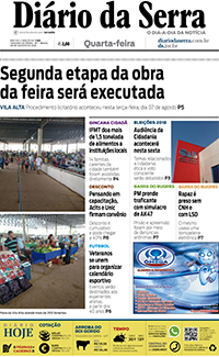 Edição impressa de 08/08/2018