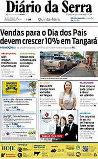 Edição impressa de 09/08/2018