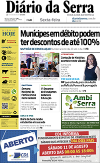 Edição impressa de 10/08/2018