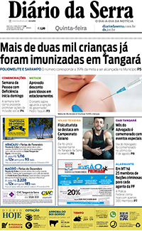 Edição impressa de 16/08/2018