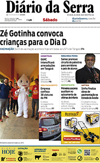Edição impressa de 18/08/2018