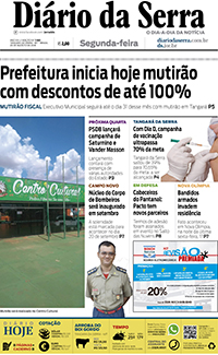 Edição impressa de 20/08/2018