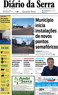 Edição impressa de 22/08/2018