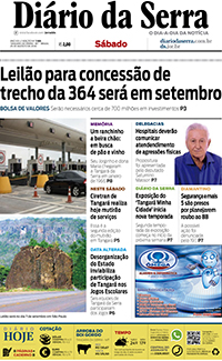Edição impressa de 25/08/2018