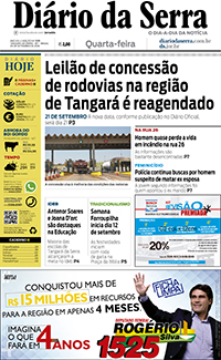 Edição impressa de 05/09/2018