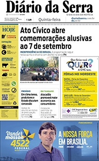 Edição impressa de 06/09/2018