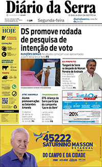 Edição impressa de 10/09/2018