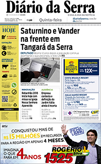 Edição impressa de 13/09/2018