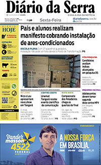 Edição impressa de 14/09/2018