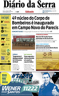 Edição impressa de 22/09/2018
