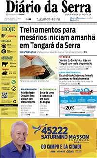 Edição impressa de 24/09/2018