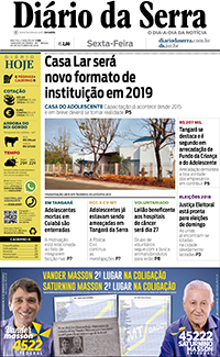 Edição impressa de 05/10/2018